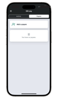 Bill Payment Mobile Screen
